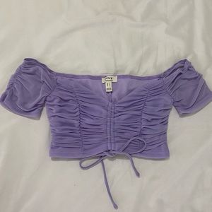 Sexy Off the Shoulder Crop Top
